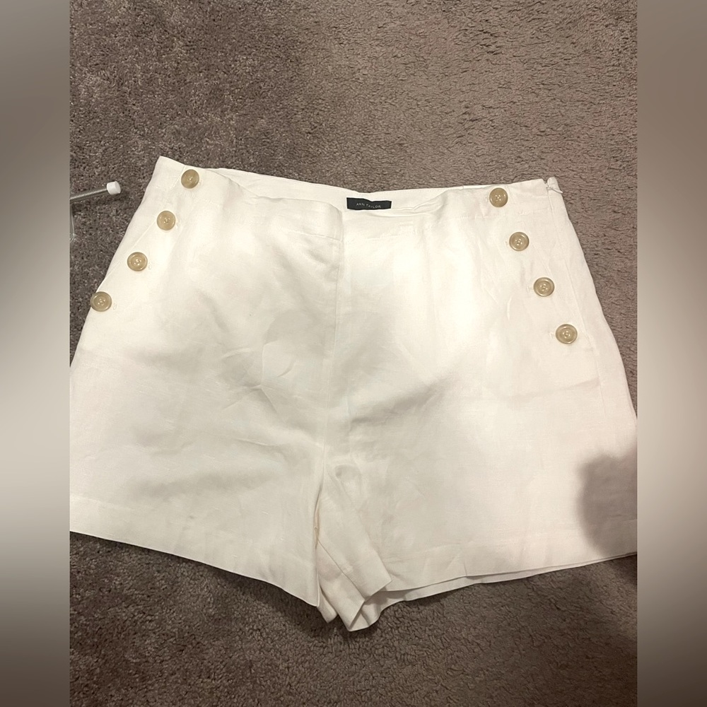 🌊 NET Coastal grandmother linen shorts